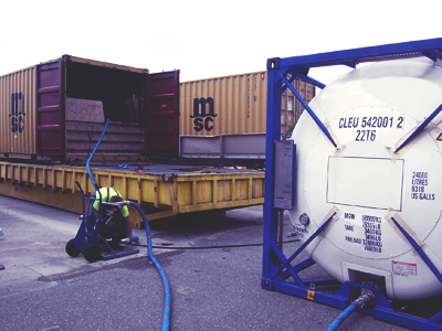 Logística marítima via containers, isotanks e flexitanks